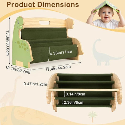 Toddler Bookshelf Double-Sided - Image 4