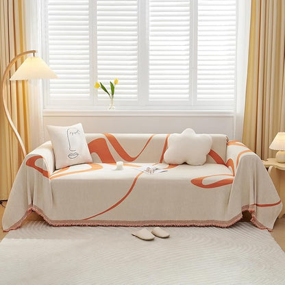 VClife Couch Cover for Sofa Washable Plush Sofa Cover Slipcover by VCLIFE