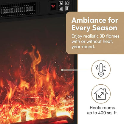 YESHOMY Fireplace TV Stand - Image 5