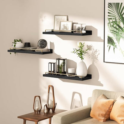 RYOFOBETTO Floating Shelves for Wall Decor, Living Room, Picture Frames - Image 4