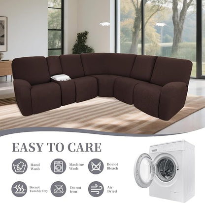 100% Waterproof Sectional Recliner Couch Covers - Image 8