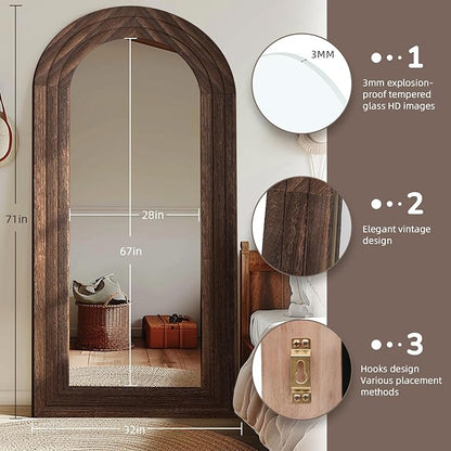 ZHUNFA Arched Full Length Mirror - Image 2