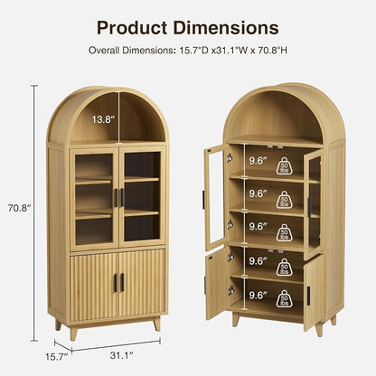 FiveWillowise Arched Cabinet - Image 2