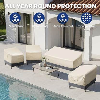 Extra Heavy Duty 2 Seater Outdoor Sofa Cover Waterproof - Image 7