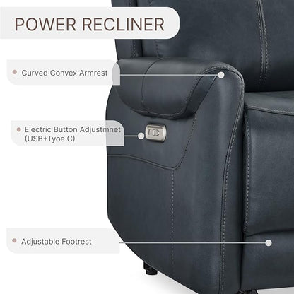 KISLOT Leather Recliner Chair for Adults Wall Hugger RV Recliner - Image 6
