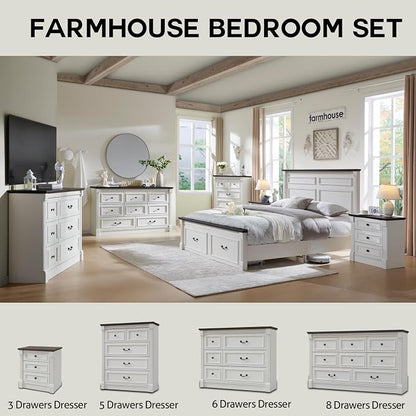 Aitjunz Farmhouse Queen Size Bed Frame - Image 6