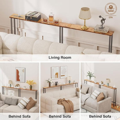 Keelian 78" Narrow Console Sofa Table - Image 3