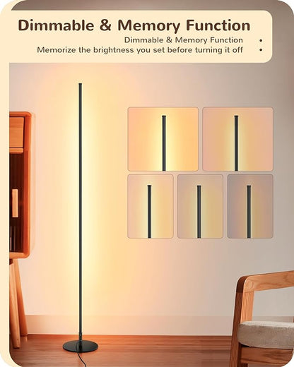 EDISHINE Floor Lamps for Living Room, Remote Control & Foot Switch Corner Floor - Image 3