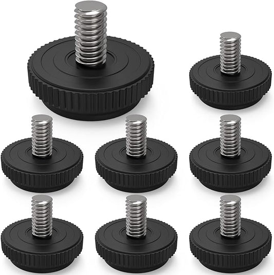 ONEHOME 8 Pack 5/16-18 Stainless Steel Adjustable Threaded Furniture Leg by ONEHOME