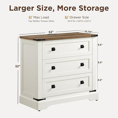 T4TREAM 32" Farmhouse Nightstand - Image 2