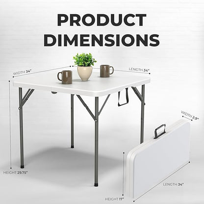Our Modern Space 34" Square Foldable Table - Image 2