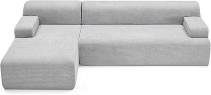 Weture 107" Modular Sectional Cloud Couch, Boneless couches Sponge sectionals - Image 7