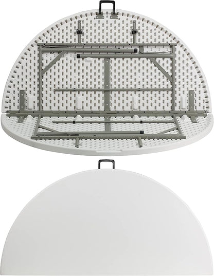 Flash Furniture Scarborough 5' Round Plastic Folding Table - Image 6