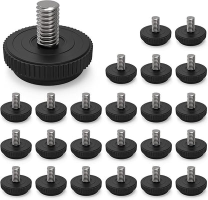 ONEHOME 24 Pack 5/16-18 Stainless Steel Adjustable Threaded Furniture Leg by ONEHOME
