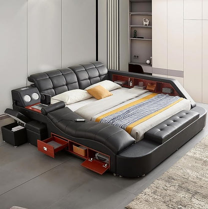 AF ARTISAN FURNITURE Queen Size Smart Multifuncional Bed Frame by AFARTISANFURNITURE