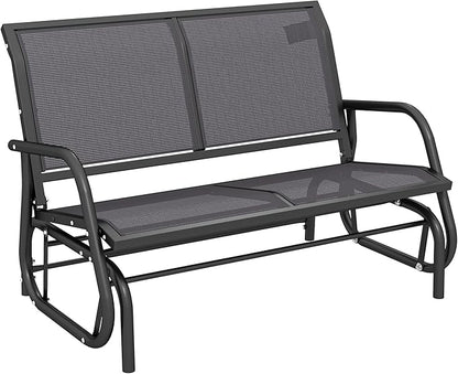 Outsunny 2-Person Outdoor Glider Bench, Patio Double Swing Rocking Chair by Outsunny