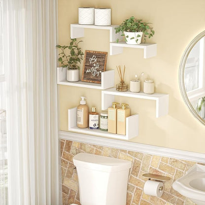 SRIWATANA Floating Shelves for Wall, Wall Shelves for Bathroom, Living Room - Image 7