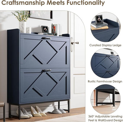 Nicetree Shoe Storage Cabinet, Shoe Cabinet - Image 5