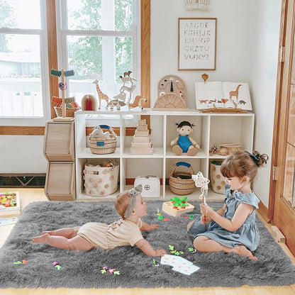 PAGISOFE 2x4 Small Bedroom Rug, Machine Washable Runner Rugs, Soft Plush Area - Image 7