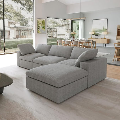 JACH L-Shaped Cloud Sectional Sofa - Image 4