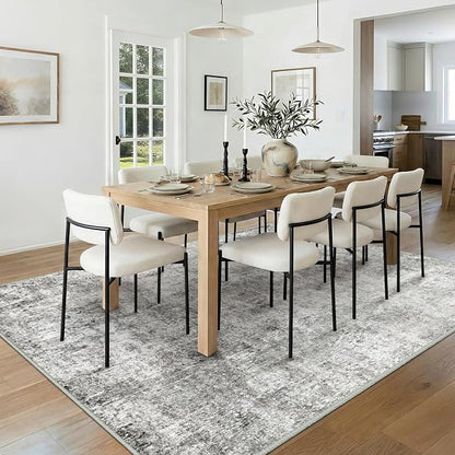 RELEANY Washable Area Rugs 10'x14 Non-Slip Modern Abstract Soft - Image 3