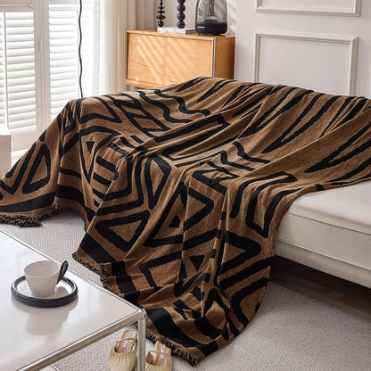 VClife Bohemian Couch Cover for Pet, Lightweight Checkered Couch Covers for 2 - Image 6