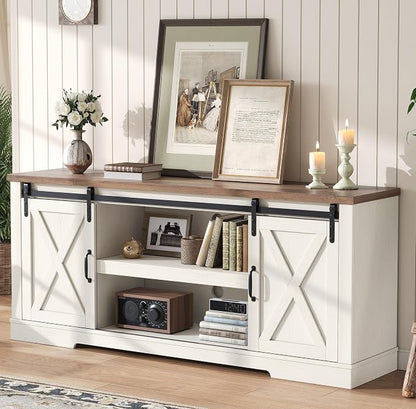 AMERLIFE 66" Farmhouse TV Stand - Image 3