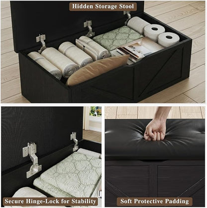 HUAHUU Coffee Table, 31.5 Lift Top Coffee Tables - Image 4
