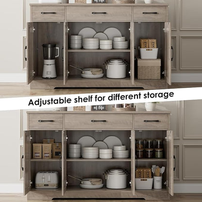 HOSTACK Buffet Sideboard Cabinet - Image 7