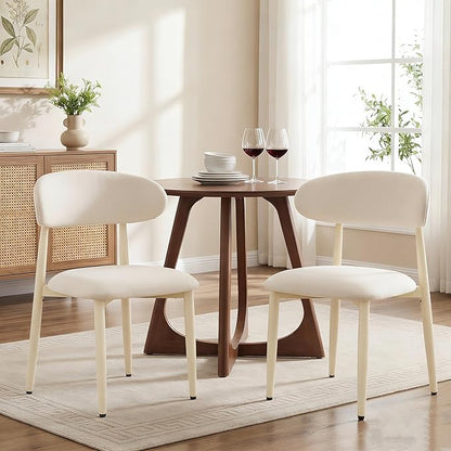 UVV Dining Chairs Set of 4, Metal Kitchen Chairs - Image 3