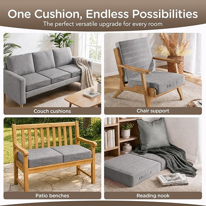 Codi Thick Replacement Couch Cushions, Upholstery Foam - Image 6