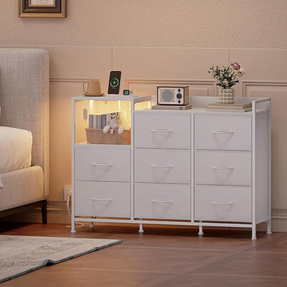 Somdot White Dresser for Bedroom - Image 8