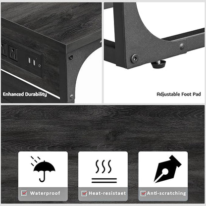 TUTOTAK C Shaped End Table - Image 7