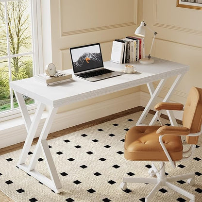 LITTLE TREE 55 Inch Large Simple Industrial Computer Desk Study Writing Table - Image 4