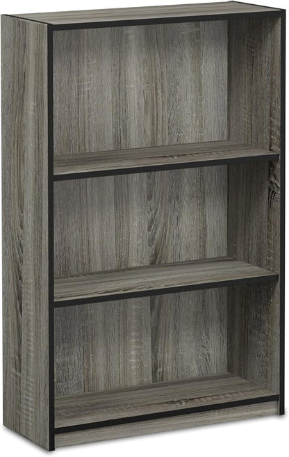 Furinno Jaya Book Shelf, 3-Tier Bookshelf, Standing Bookcase by Furinno-FitsYourSpaceFitsYourBudget