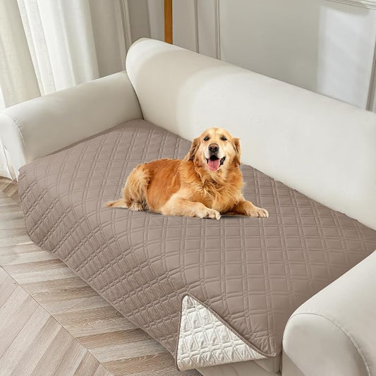 Genina Waterproof Couch Cover, Washable Anti-Slip 51 inch Loveseat Sofa Covers by Genina