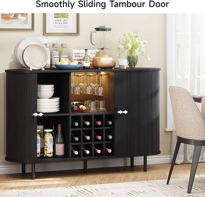 ONBRILL 55" Wine Bar Cabinet - Image 8
