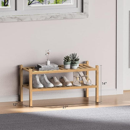 ROMGUAR CRAFT (Thick Bamboo Shoe Rack - Image 3