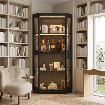 GarveeHome Corner Display Cabinet - Image 8