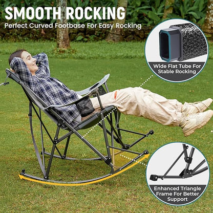 FUNDANGO Oversized Rocking Camping Chair - Image 3