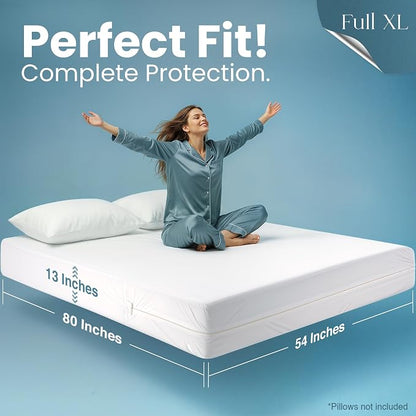 Utopia Bedding Waterproof Mattress Protector Full XL Size, Zippered Mattress - Image 2