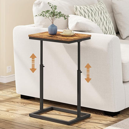 TUTOTAK End Table, Side Table, Tall Couch Table, Sofa Table, Living Room by ChoosetutotakFurnitureBuildYourCozyHome