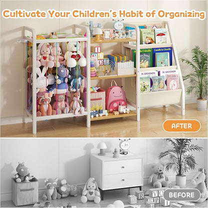 B1 Kids Bookshelf and Toy Storage, 3-Tier Book Shelf - Image 6