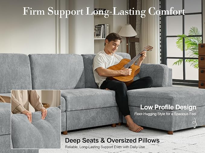 150'' Oversized Modular Sectional Sofa - Image 9