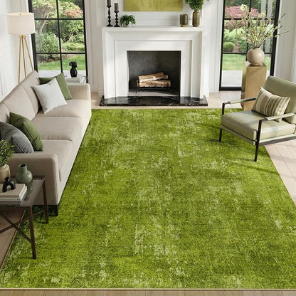 RELEANY Washable Area Rugs 5'x7' Non-Slip Modern Abstract Soft - Image 9