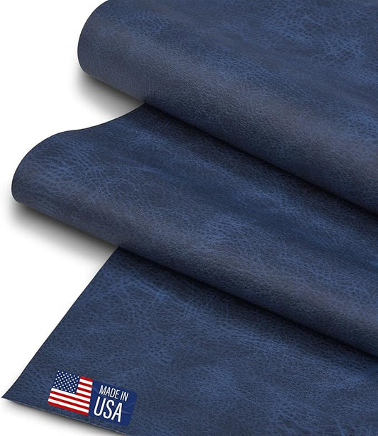 Faux Leather Fabric, Thick Durable Synthetic Repholstery Leather Vinyl by SARANDAVE