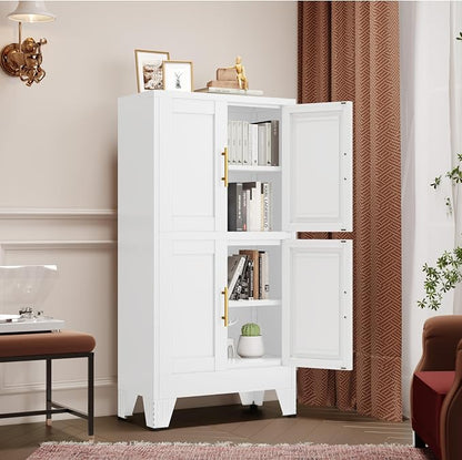 GAIOUS 47.25" Metal Pantry Cabinet, Storage Cabinets - Image 9