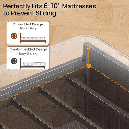 Rolanstar Full Size Bed Frame - Image 5