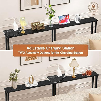Keelian 78" Narrow Console Sofa Table - Image 6