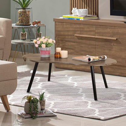 Small Coffee Table Irregular Wood Grain Desktop Coffee Tables Simple Modern - Image 6